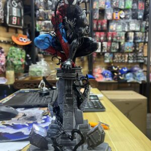 Spider-Man Venom Figure LED 15in Statue PVC Marvel Model Collectables