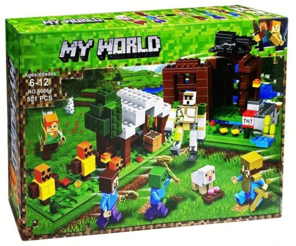 Building Blocks My World - Minecraft Set - 501 Pieces - Image 2