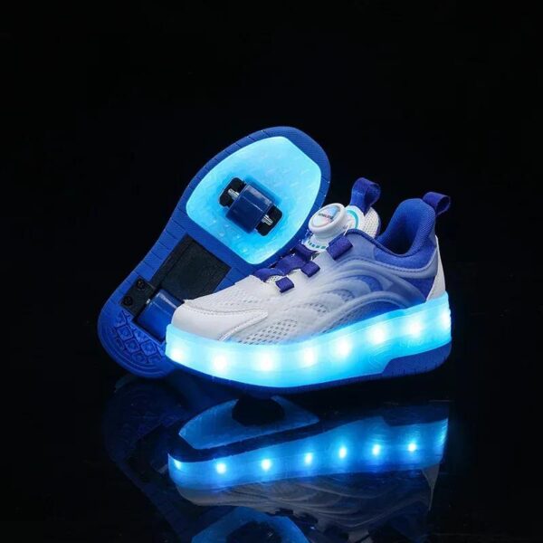 Kids LED Light-Up Skating Shoes - Image 2