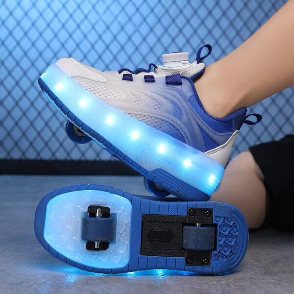 Kids LED Light-Up Skating Shoes - Image 3