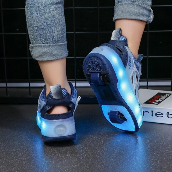Kids LED Light-Up Skating Shoes - Image 5