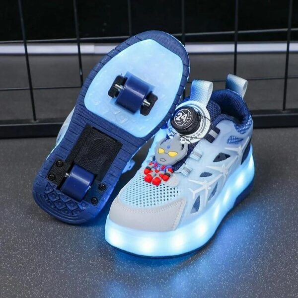 Kids LED Light-Up Skating Shoes - Image 6