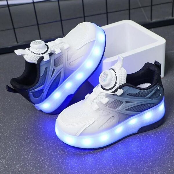 Kids LED Light-Up Skating Shoes - Image 9