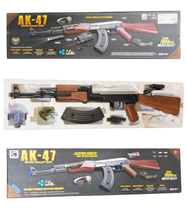 Army Style AK47 Toy Gun with BB Bullets. - Image 2