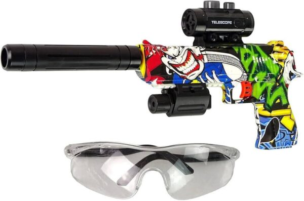 Gel Ball Gun - AUTOMATIC RIFLE with Laser - Image 4