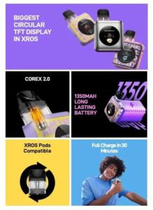 Vaporesso XROS 4 Nano-Stock Strem